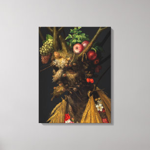 Lienzo Giuseppe Arcimboldo - Cuatro Estaciones en una Cab