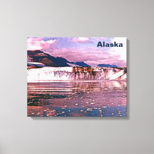 Lienzo Glaciar Alaska