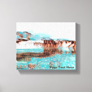 Lienzo Glaciar marino