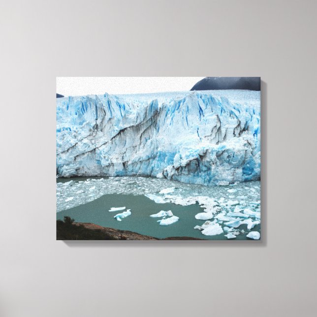Lienzo Glaciar Moreno Y Lago Argentino (Anverso)
