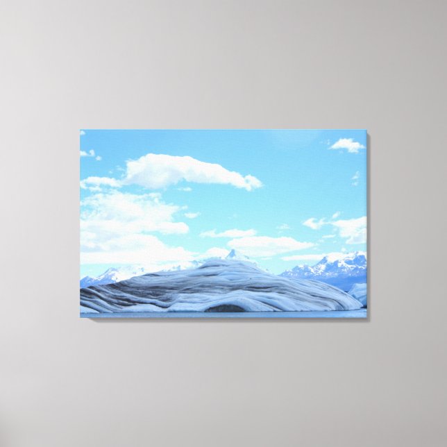 Lienzo Glaciar Patagonia (Anverso)