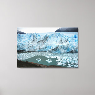 Lienzo Glaciar y lago Argentino de Moreno