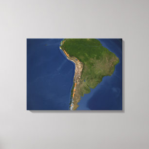 Lienzo Glaciares de regiones de Sudamérica