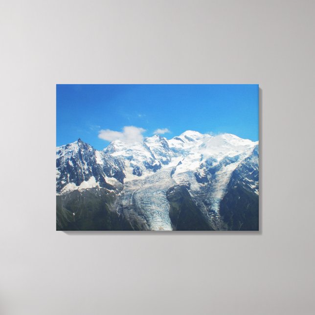 Lienzo Glaciares del Mont Blanc (Anverso)