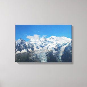 Lienzo Glaciares en Mont Blanc