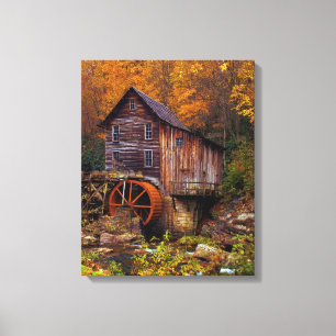 Lienzo Glade Creek Grist Mill