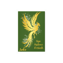 Glam Gold Phoenix Silver Purpurina Monograma Verde