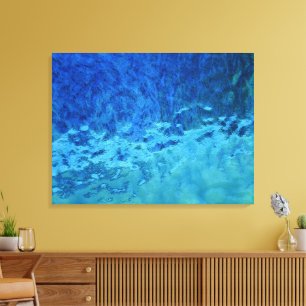 Lienzo Glass azul y Aqua Seted