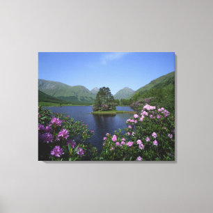 Lienzo Glen Etive, tierras altas, Escocia