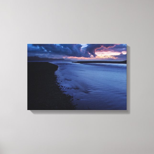 Lienzo Glenbrittle Last Light Isle of Skye (Anverso)