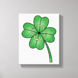 Lienzo Glitter Four Leaf Clover
