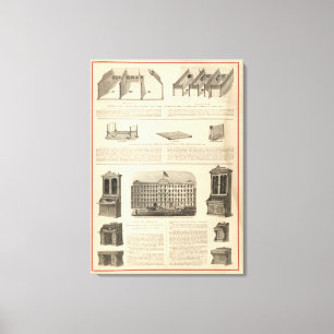 Lienzo Globe Iron Foundry Woven Wire Mattress Company