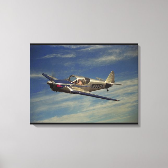 Lienzo Globe, Swift 1946_Classic Aviation (Anverso)