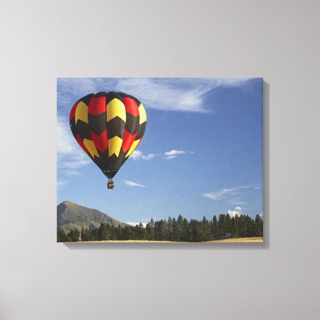 Lienzo Globo aerostático cerca de Wanaka, Isla Sur, Nueva (Anverso)