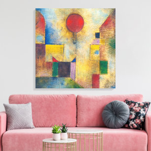 Lienzo Globo Rojo Paul Klee