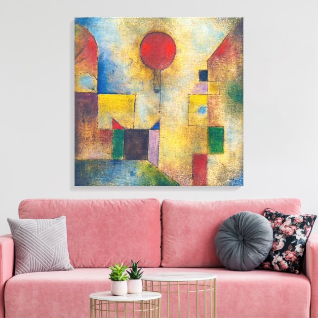 Lienzo Globo Rojo | Paul Klee | (Insitu (Sala de estar))