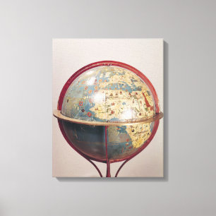 Lienzo Globo terrestre, mostrando el Océano Índico