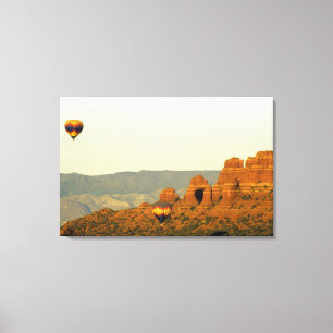 Lienzo Globos aerostáticos en Sedona, Arizona, EE. UU.