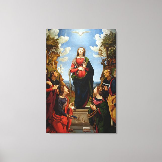 LIENZO GLORIA A LA CONCEPCIÓN IMMACULADA (Anverso)