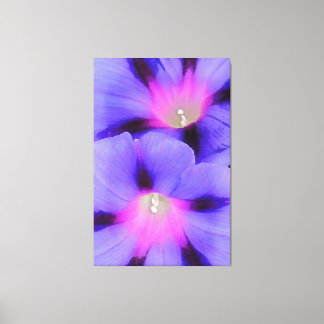 Lienzo Gloria artística morada morada y rosa