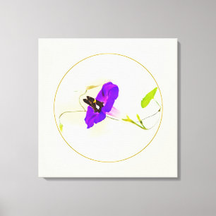 Lienzo Gloria de la Mañana y Mariposa