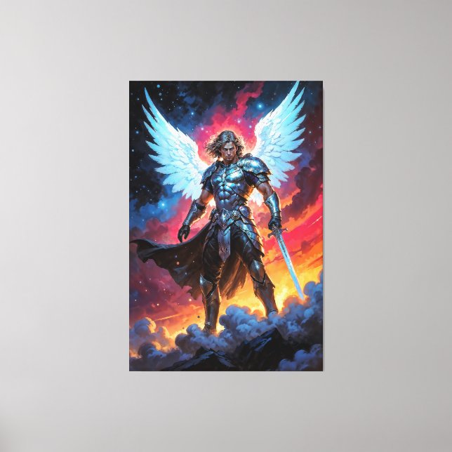 Lienzo Gloryblade Arcángel Miguel (Anverso)