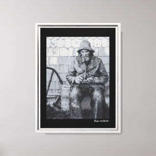 Lienzo Gloucester Fisherman mendigando sus nets
