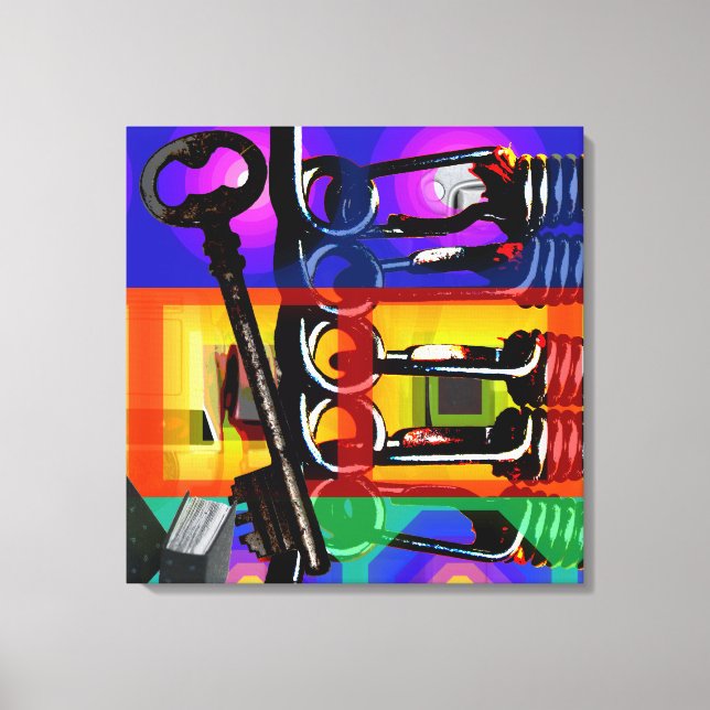 Lienzo GMT 24 Heures Project Pop Psychedelic Frames 2 S C (Anverso)