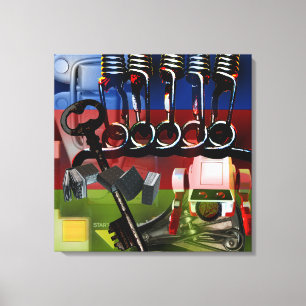 Lienzo GMT 24 Rutas Colores gradientes del proyecto Marco