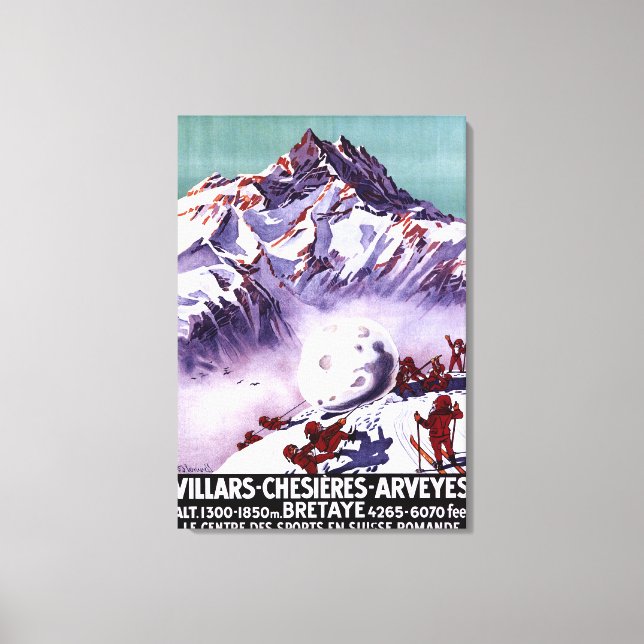 Lienzo Gnomes traviesos hacen Poster gigante de bola de n (Anverso)