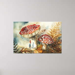 Lienzo gnomo de la acuarela