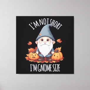 Lienzo Gnomo Lindo Caprichoso en Otoño