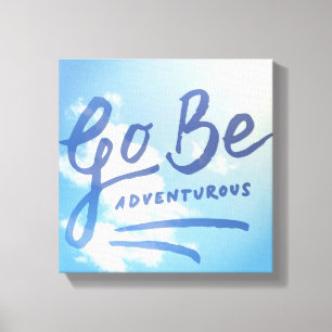 Lienzo Go Be Adventurous Sky