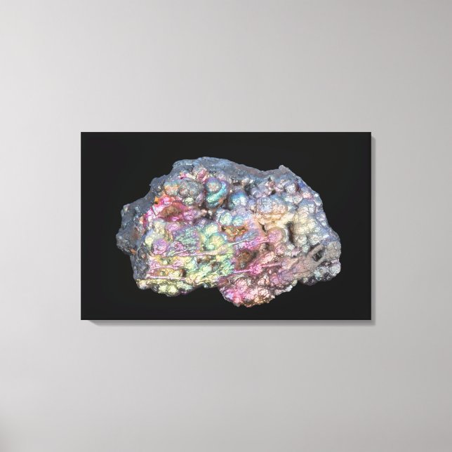 Lienzo Goethite Mostrando Iridescencia (Anverso)