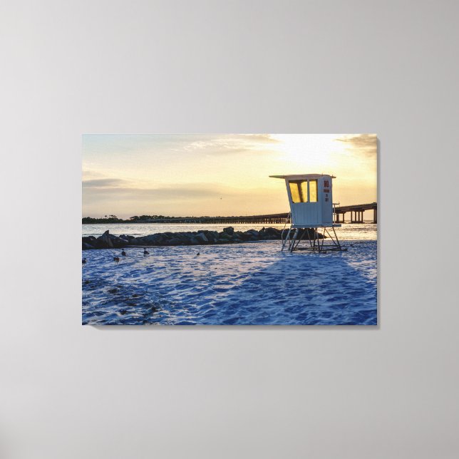Lienzo Gold Hour Destin East Pass Canvas (Anverso)