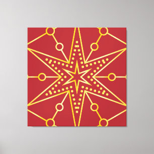 Lienzo Golden Festive Starry