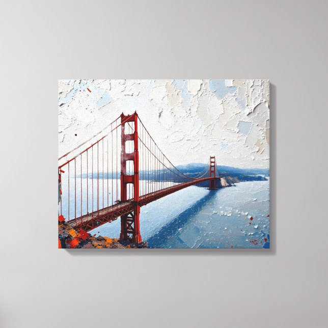 Lienzo Golden Gate Bridge Canvas Wall Art (Anverso)