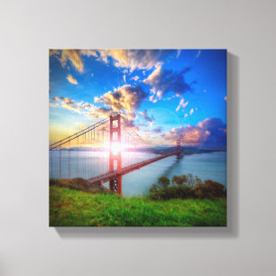 Lienzo Golden Gate Sunrise