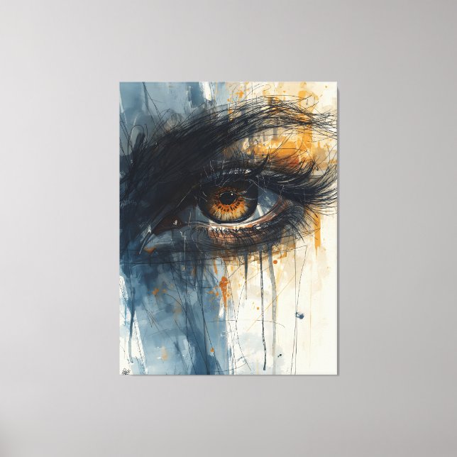 Lienzo Golden Gaze (Anverso)