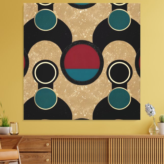 Lienzo Golden orbit Abstract  (Insitu (Sala de estar))