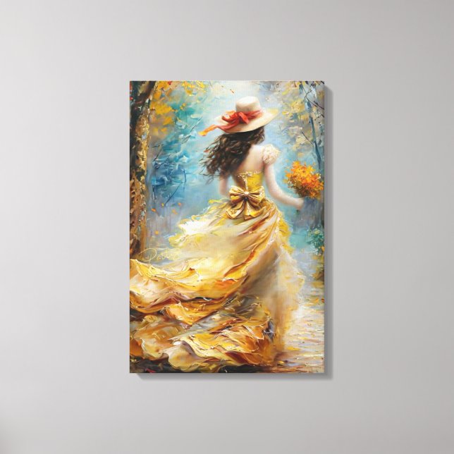 Lienzo Golden Pathway Muse (Anverso)
