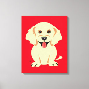 Lienzo Golden Retriever Puppy Children's Wall Decor