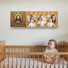 Lienzo Golden Sacred Icon - ADORED Baby Photo 