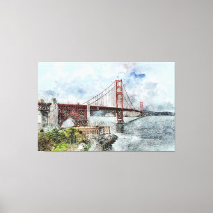 Lienzo Golden State Bridge San Francisco