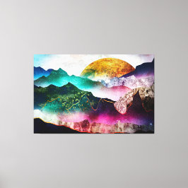 Lienzo Golden Sun over Gemstone Mountains