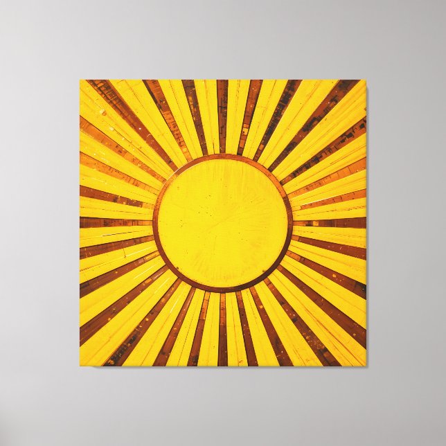 Lienzo Golden Sunburst (Anverso)