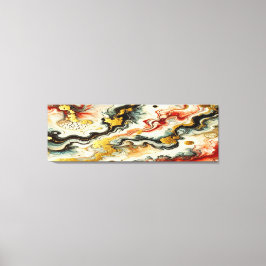 Lienzo Goldene Flüsse