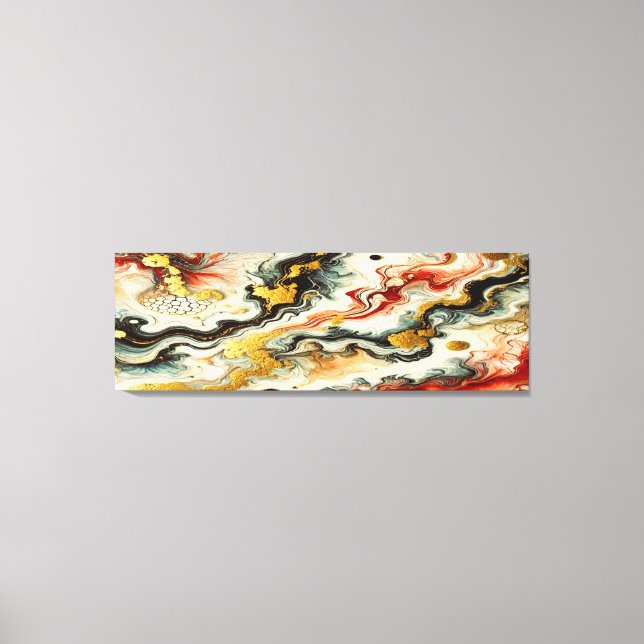 Lienzo Goldene Flüsse (Anverso)