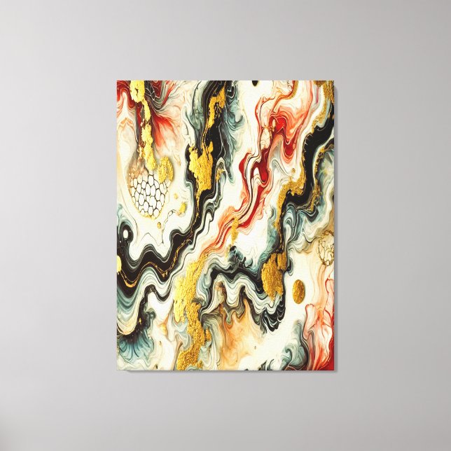 Lienzo Goldene Flüsse  (Anverso)