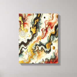 Lienzo Goldene Flüsse